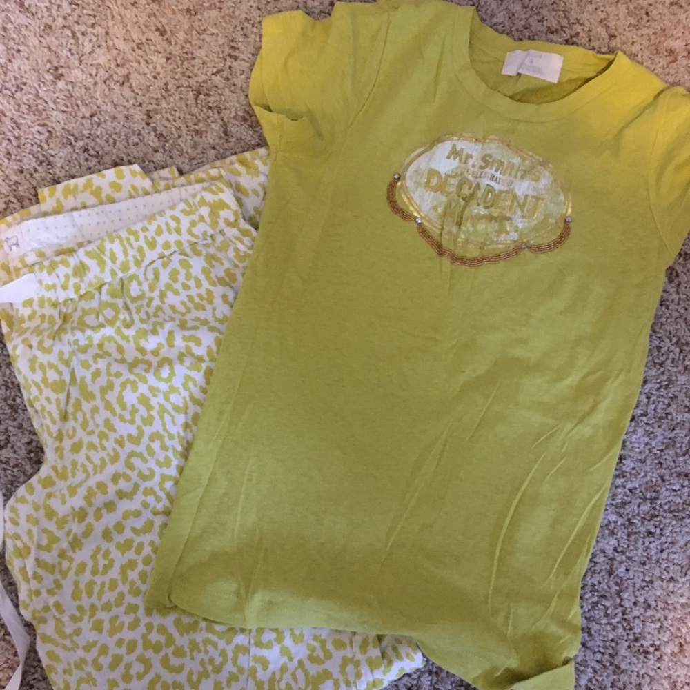 EUC jcrew pj set